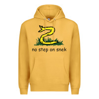 Mustard no step on snek,libertarian,tumblr,meme,funny,polotics,no step,on,snek Premium Hoodie - PixelWave