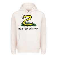 Pale Pink no step on snek,libertarian,tumblr,meme,funny,polotics,no step,on,snek Premium Hoodie - PixelWave