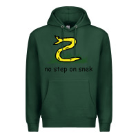 Sports Green no step on snek,libertarian,tumblr,meme,funny,polotics,no step,on,snek Premium Hoodie - PixelWave