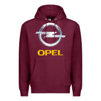 Burgundy Opel Premium Hoodie - PixelWave