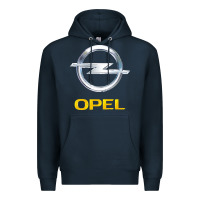 Navy Opel Premium Hoodie - PixelWave