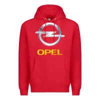 Red Opel Premium Hoodie - PixelWave