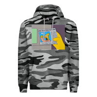 Slate Camo The Simpsons Old Man Yells At Cloud Newspaper V1 Premium Hoodie - PixelWave