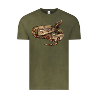 Vintage Olive red tail boa snake Vintage Tee - LillyAllenDesigns