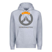 Heather Grey overwatch Premium Hoodie - PixelWave