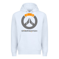 White overwatch Premium Hoodie - PixelWave