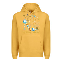 Mustard 66th birthday 66 years of being awesome 66 years old woman Premium Hoodie - PixelWave