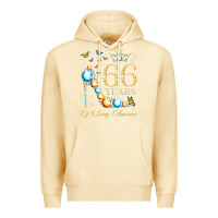 Pina Colada 66th birthday 66 years of being awesome 66 years old woman Premium Hoodie - PixelWave