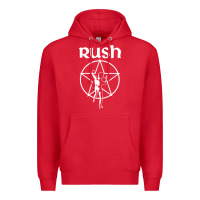 Red Rush Explosion Premium Hoodie - PixelWave