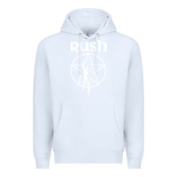 White Rush Explosion Premium Hoodie - PixelWave
