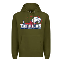 Army Green st. francis terriers(SFC), brooklyn Premium Hoodie - PixelWave