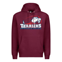 Burgundy st. francis terriers(SFC), brooklyn Premium Hoodie - PixelWave