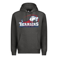 Charcoal Heather st. francis terriers(SFC), brooklyn Premium Hoodie - PixelWave