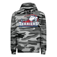 Slate Camo st. francis terriers(SFC), brooklyn Premium Hoodie - PixelWave