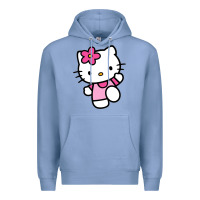 Colony Blue kitty Premium Hoodie - PixelWave