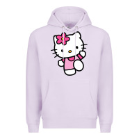Lilac kitty Premium Hoodie - PixelWave