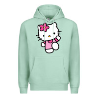 Seafoam kitty Premium Hoodie - PixelWave