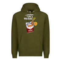 Army Green Anyhow Have A Winfield 25s Classic Premium Hoodie - PixelWave