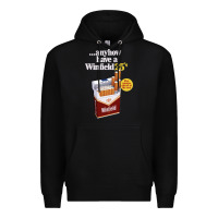 Black Anyhow Have A Winfield 25s Classic Premium Hoodie - PixelWave