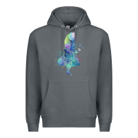 Watercolor Splatter Alice In Wonderland T Shirt Design Premium Hoodie | Teevron
