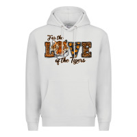 Dove Grey love of the tigers Premium Hoodie - RanaPortraitStore