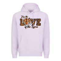 Lilac love of the tigers Premium Hoodie - RanaPortraitStore