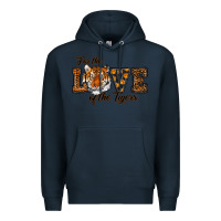 Navy love of the tigers Premium Hoodie - RanaPortraitStore