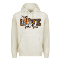 Oatmeal Heather love of the tigers Premium Hoodie - RanaPortraitStore