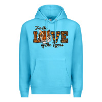 Ocean Blue love of the tigers Premium Hoodie - RanaPortraitStore