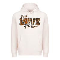 Pale Pink love of the tigers Premium Hoodie - RanaPortraitStore