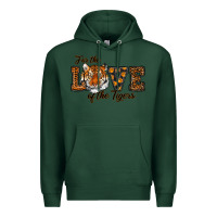 Sports Green love of the tigers Premium Hoodie - RanaPortraitStore