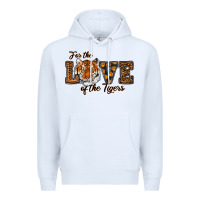 White love of the tigers Premium Hoodie - RanaPortraitStore