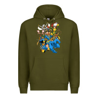 Army Green group pic x men Premium Hoodie - PixelWave