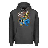 Charcoal Heather group pic x men Premium Hoodie - PixelWave
