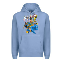 Colony Blue group pic x men Premium Hoodie - PixelWave