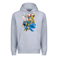 Heather Grey group pic x men Premium Hoodie - PixelWave