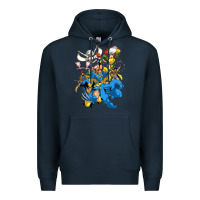 Navy group pic x men Premium Hoodie - PixelWave