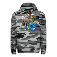 Slate Camo group pic x men Premium Hoodie - PixelWave