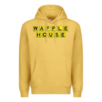 Antique Gold waffle hause Premium Hoodie - PixelWave