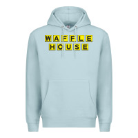 Blue Mist waffle hause Premium Hoodie - PixelWave