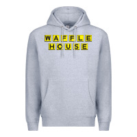 Heather Grey waffle hause Premium Hoodie - PixelWave