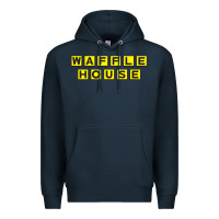 Navy waffle hause Premium Hoodie - PixelWave
