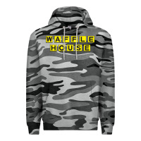 Slate Camo waffle hause Premium Hoodie - PixelWave