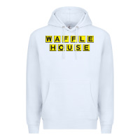 White waffle hause Premium Hoodie - PixelWave