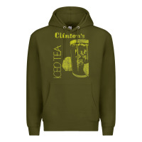 Army Green Clintons Iced Tea Premium Hoodie - PixelWave
