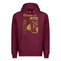 Burgundy Clintons Iced Tea Premium Hoodie - PixelWave