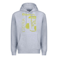 Heather Grey Clintons Iced Tea Premium Hoodie - PixelWave