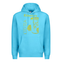 Ocean Blue Clintons Iced Tea Premium Hoodie - PixelWave