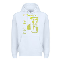 White Clintons Iced Tea Premium Hoodie - PixelWave