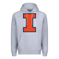 Heather Grey illinois fighting illini Premium Hoodie - PixelWave